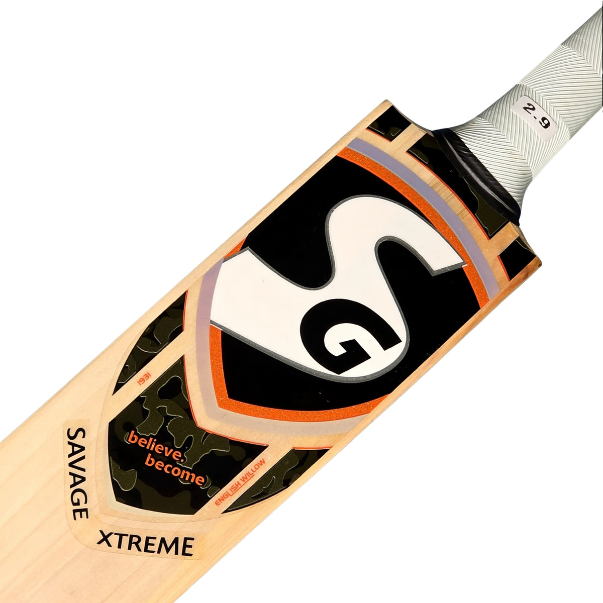 SG Cricket Bat Savage Xtreme Hardik Pandya Series English Willow SH Adult - image 5