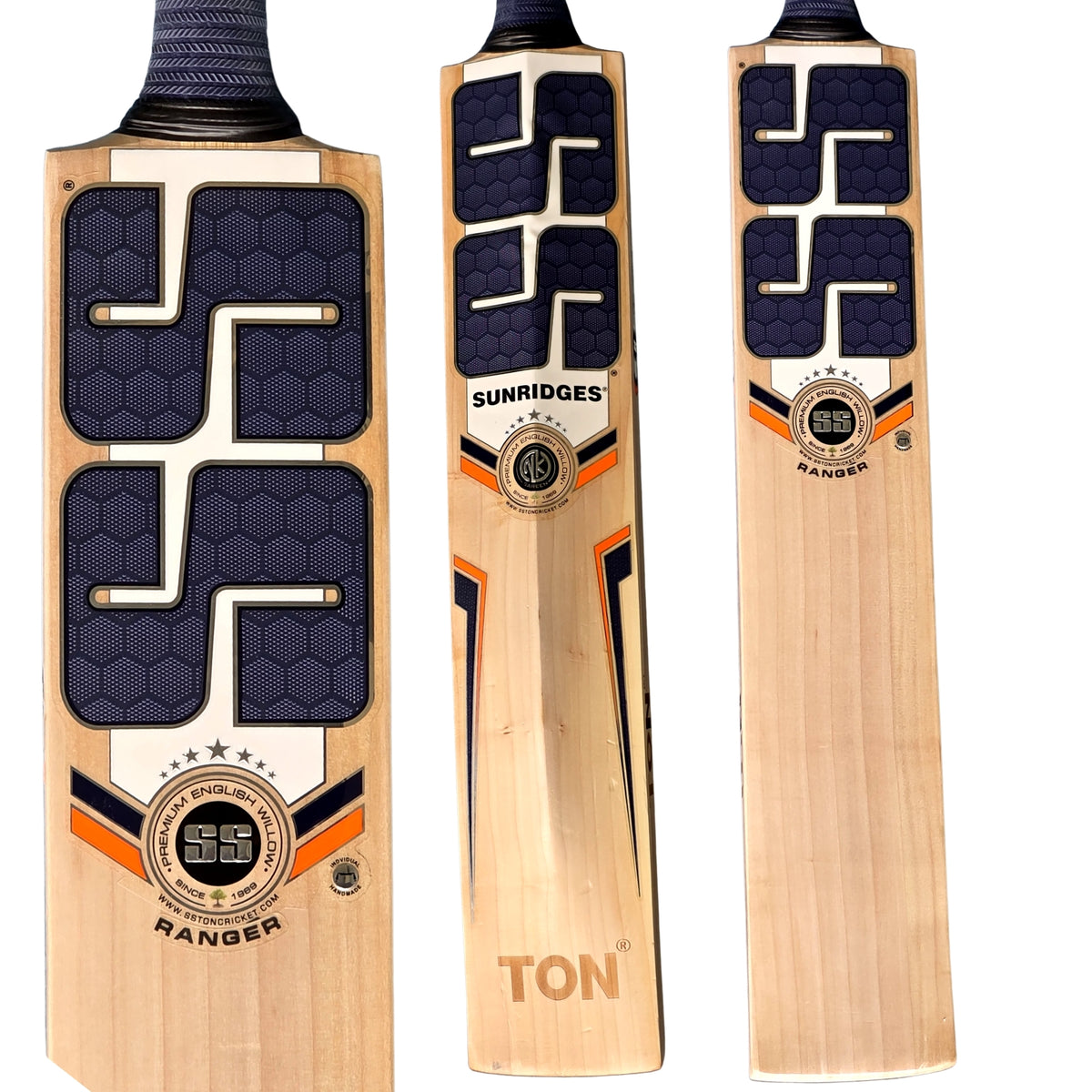 SS Cricket Bat Ton Sunridges Ranger 7 Star English Willow SH Adult - image 4