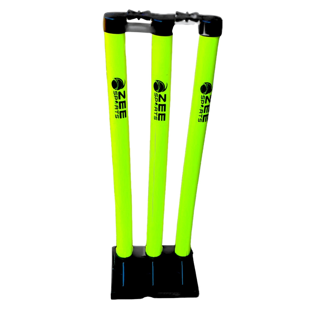 Zee Sports Stumps Flexible Rubber Stumps With Heavy Base