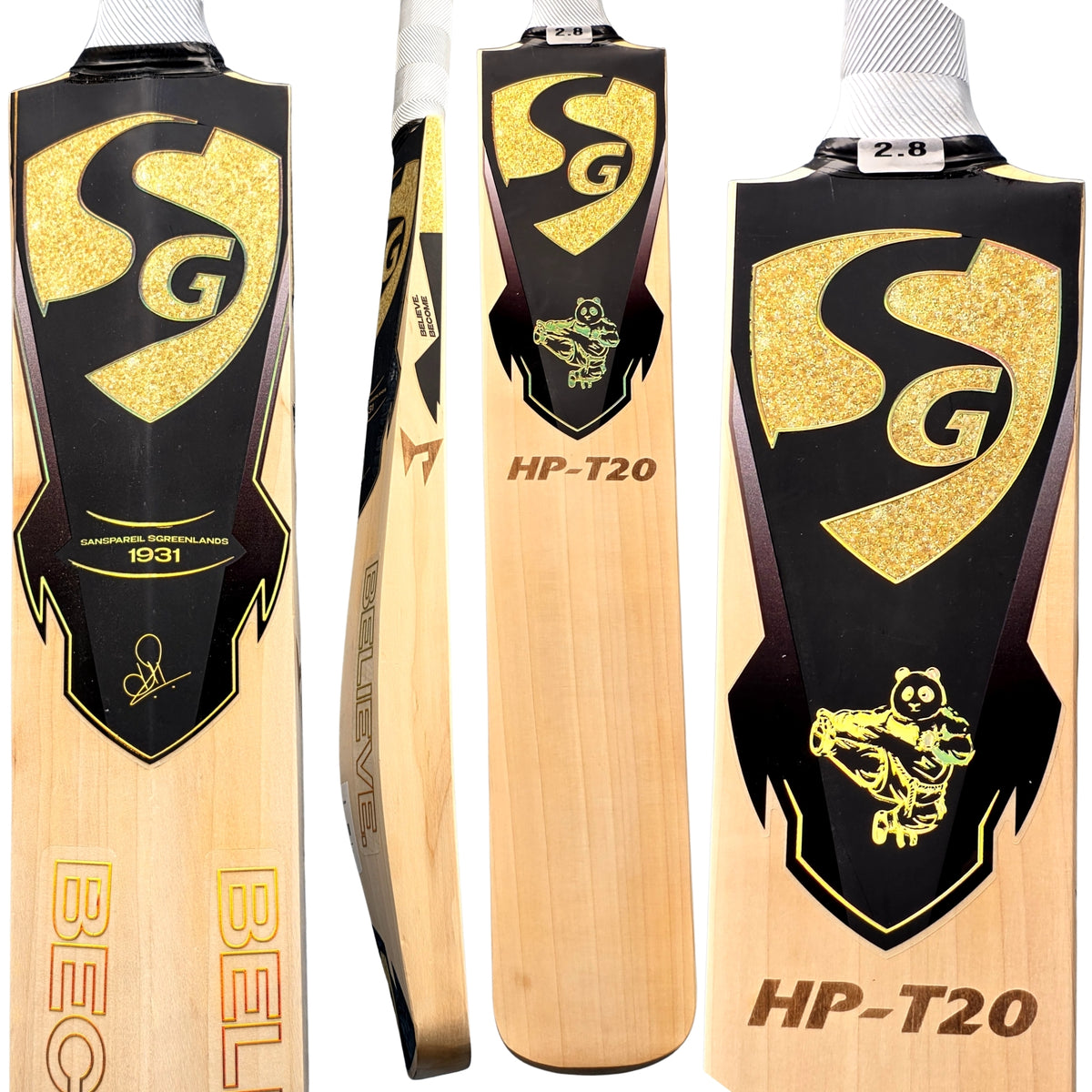 SG Cricket Bat HP T20 Hardik Pandya Series English Willow SH Adult - image 5