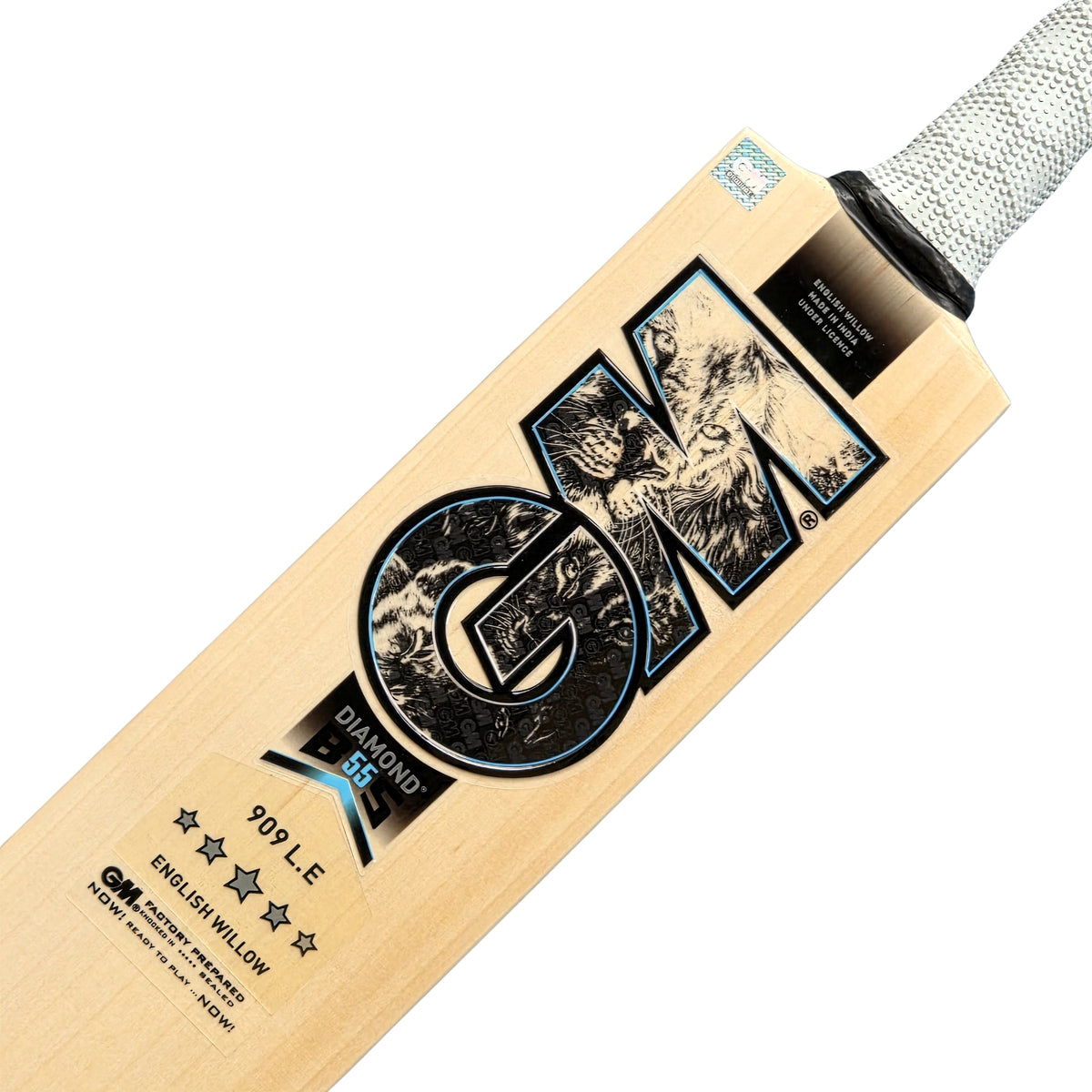 GM Cricket Bat Diamond B55S 909 L.E 5Star English Willow SH Adult