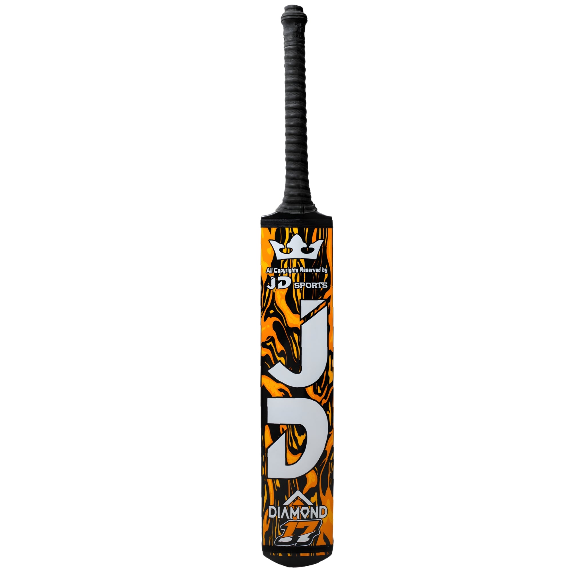 JD Sports Cricket Bat Diamond Player Edition Coconut Wood Tape Tennis Yellow