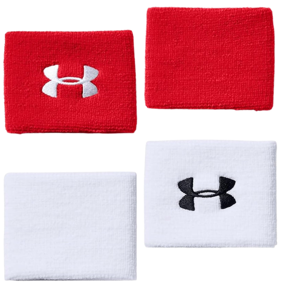 Under Armour Wrist Bands Red/White