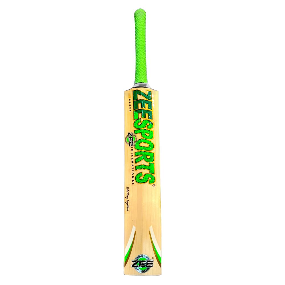 Zee Sports Cricket Bat Black Star Series Green English Willow