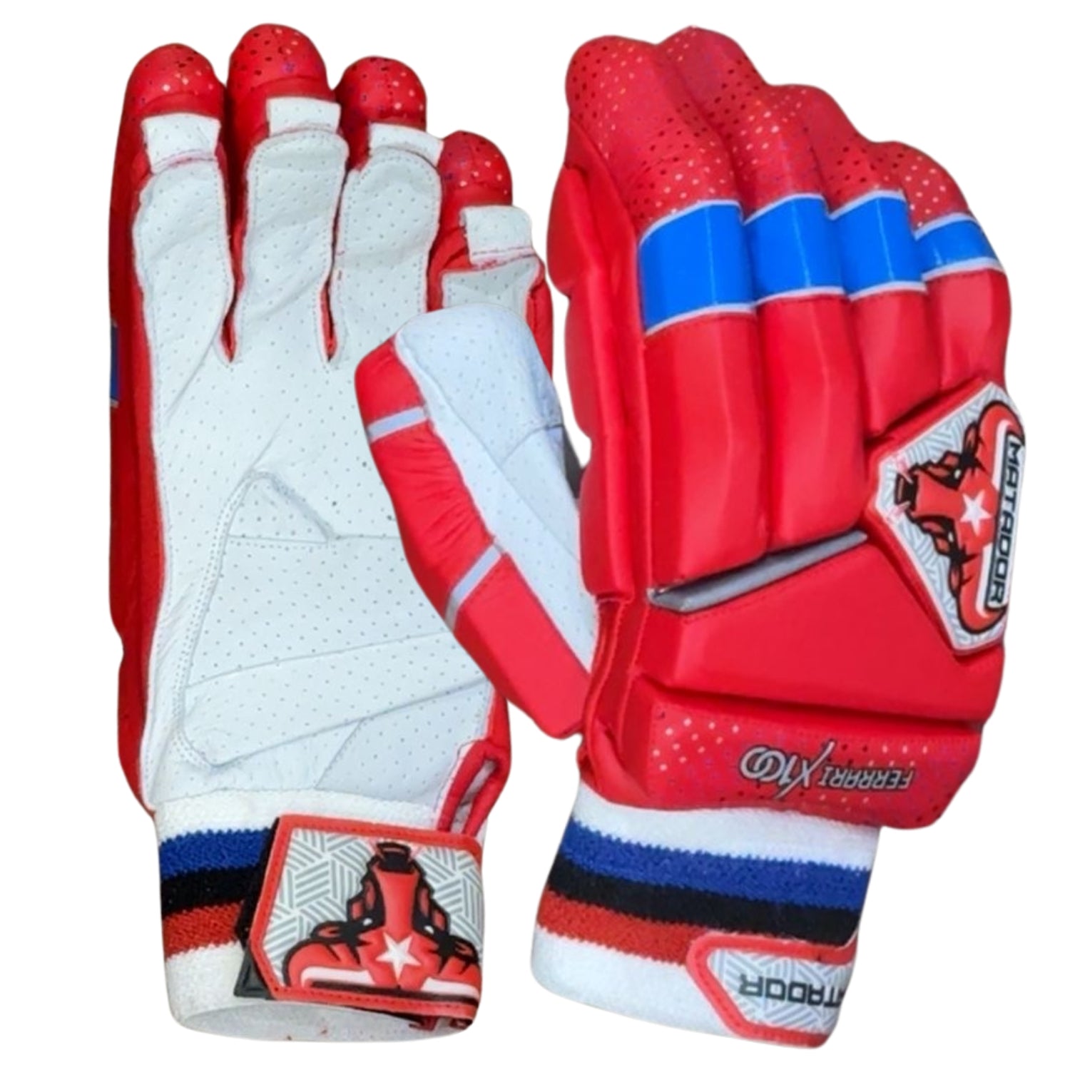 Matador Cricket Batting Gloves Ferrari X100 Red