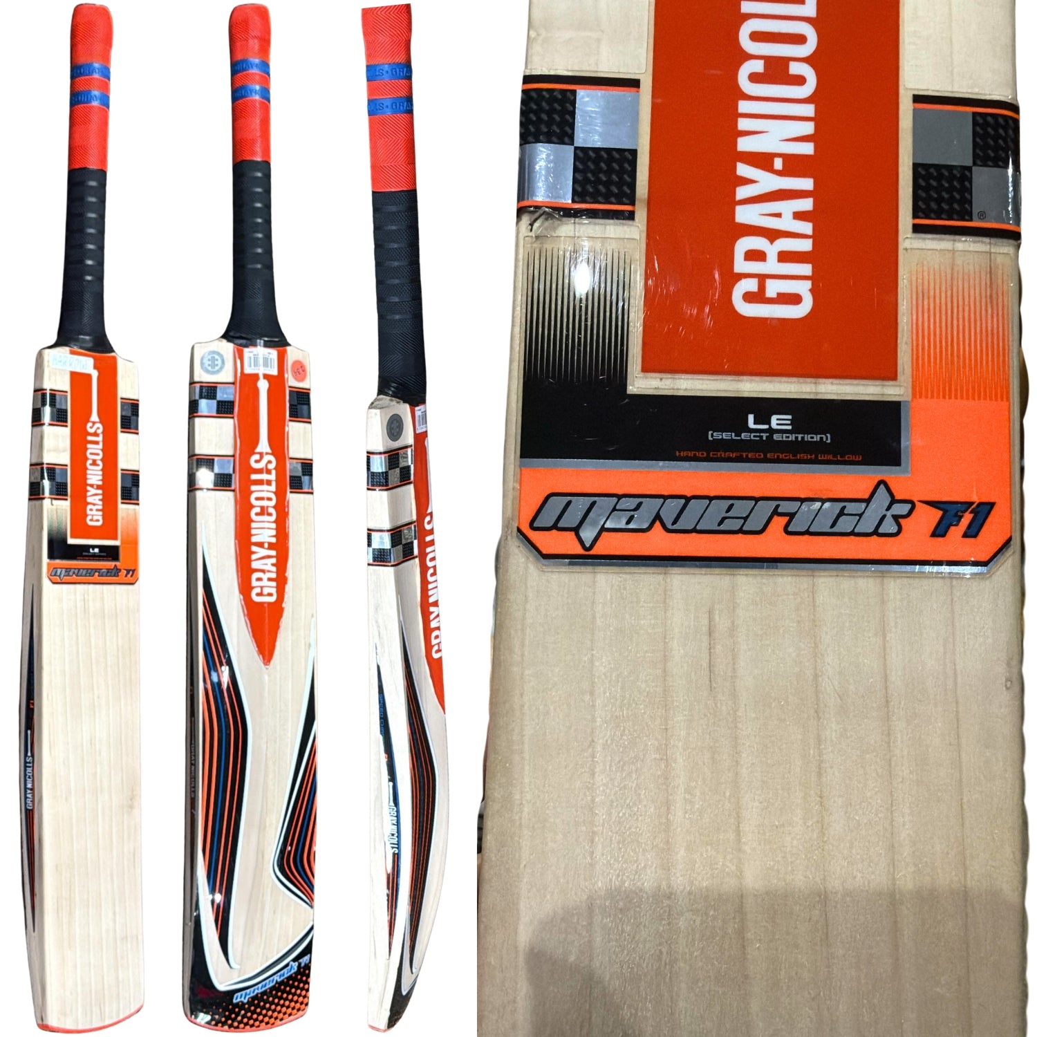 Gray Nicolls Cricket Bat Maverick F1 LE Select Edition Youth English Willow
