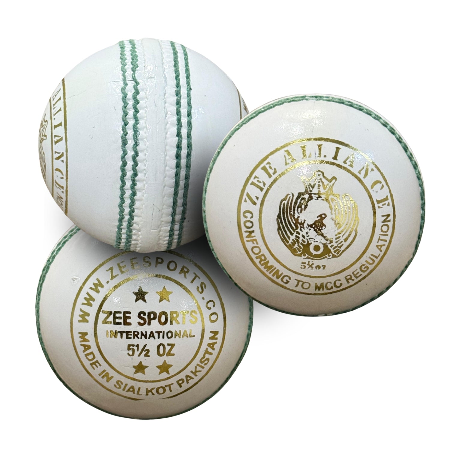 Zee Sports Cricket Ball Alliance 4Star White