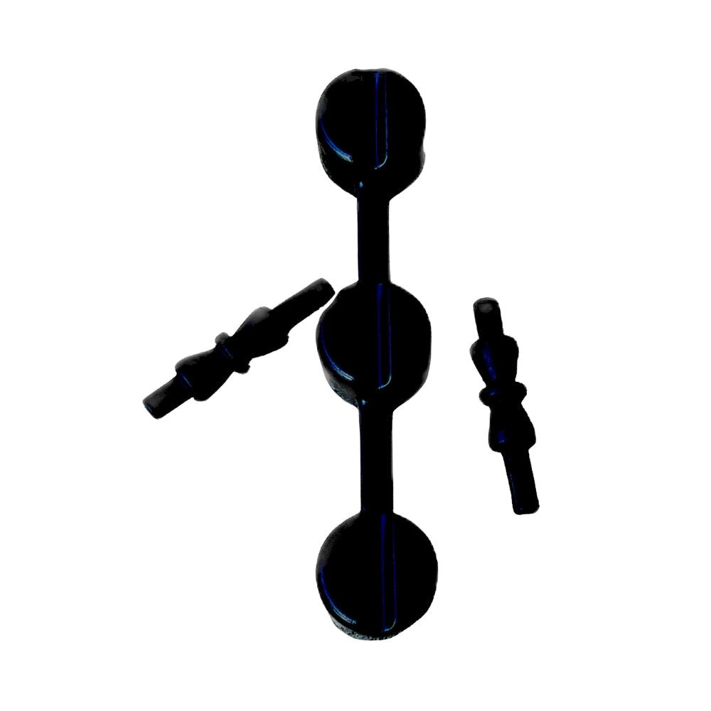 Zee Sports Stumps Flexible Rubber Stumps With Heavy Base