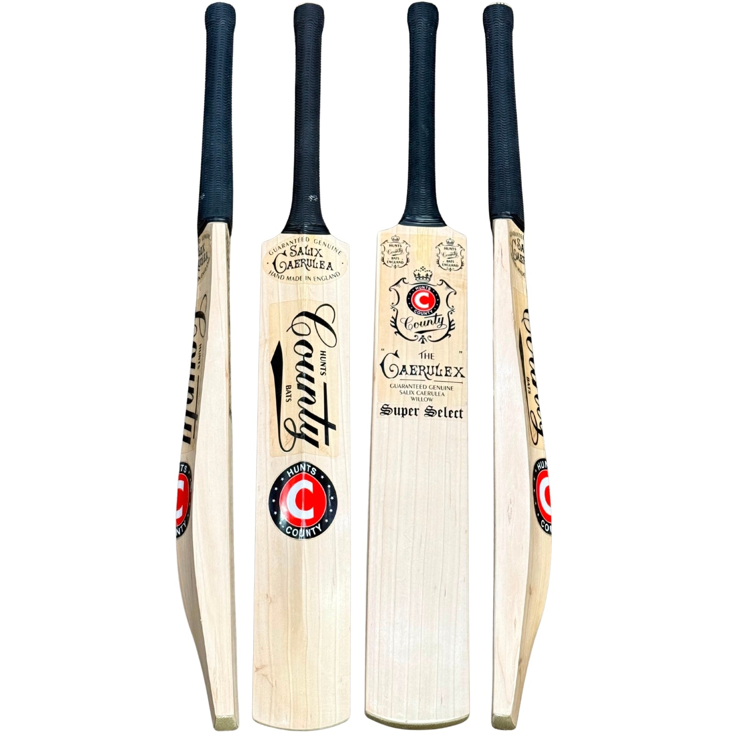 Hunts Count Cricket Bat Caerulex Super Genuine English Willow