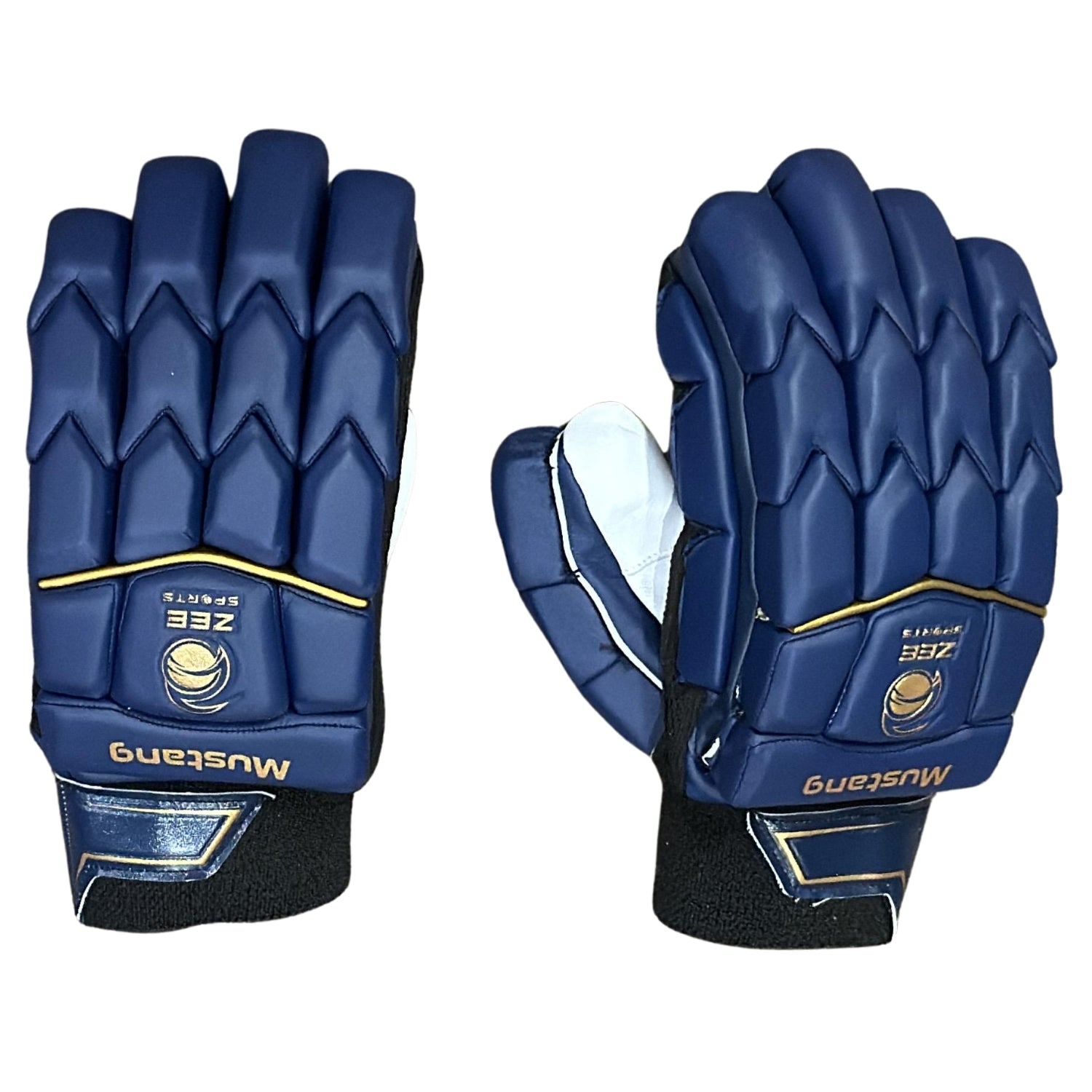 Zee Sports Batting Gloves Mustang Blue Adult