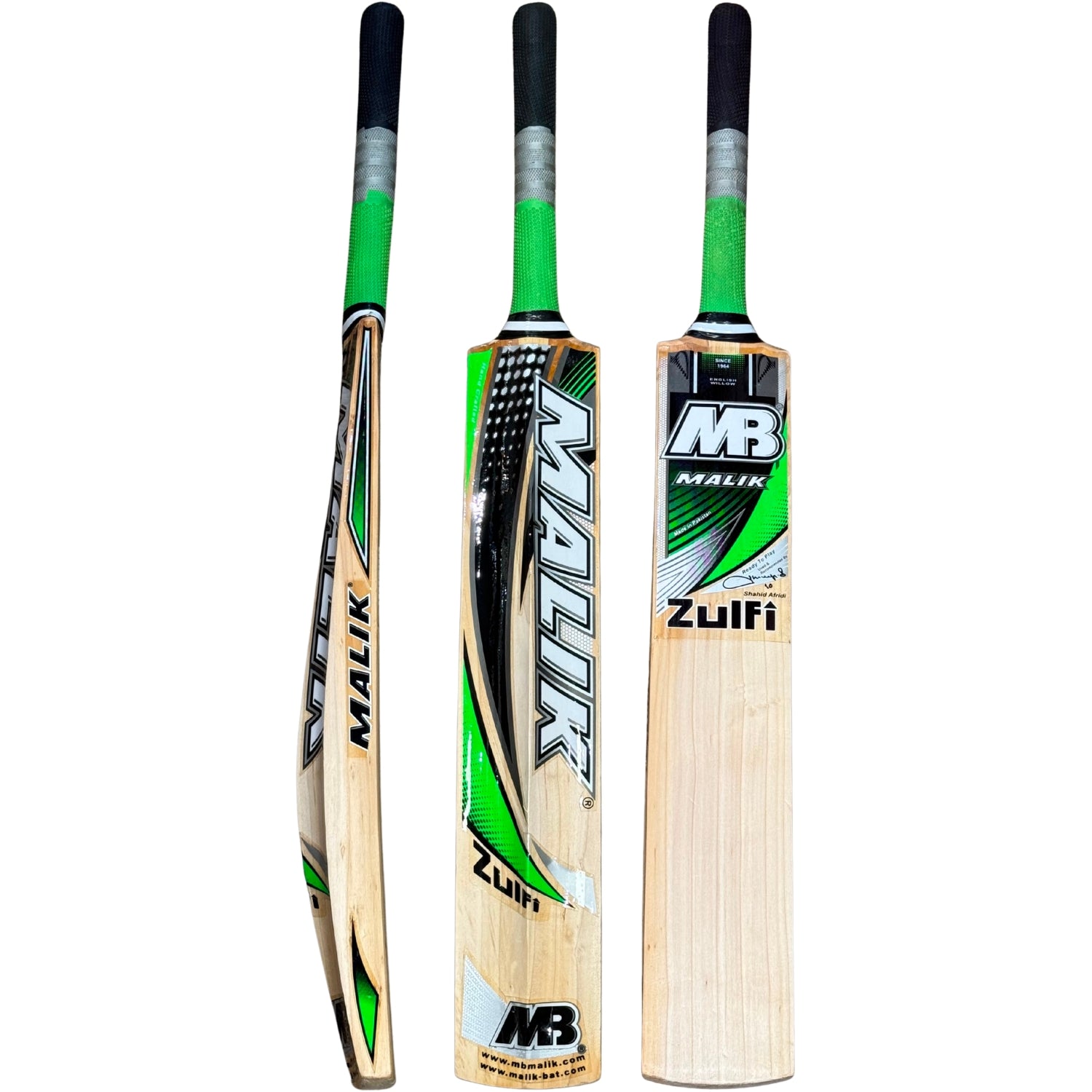 MB Malik Cricket Bat Zulfi English Willow Adult
