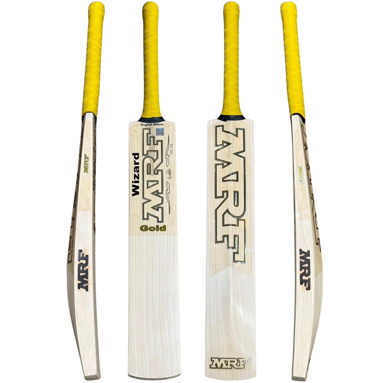 MRF Cricket Bat Wizard Gold 2.0 English Willow 2024 Model