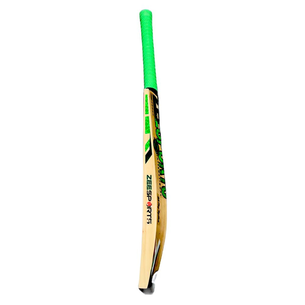 Zee Sports Cricket Bat Black Star Series Green 3