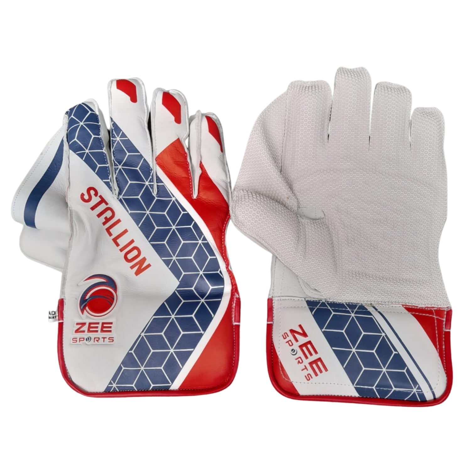 Zee Sports Wicket Keeping Gloves, Model Stallion 5-Star, Adult