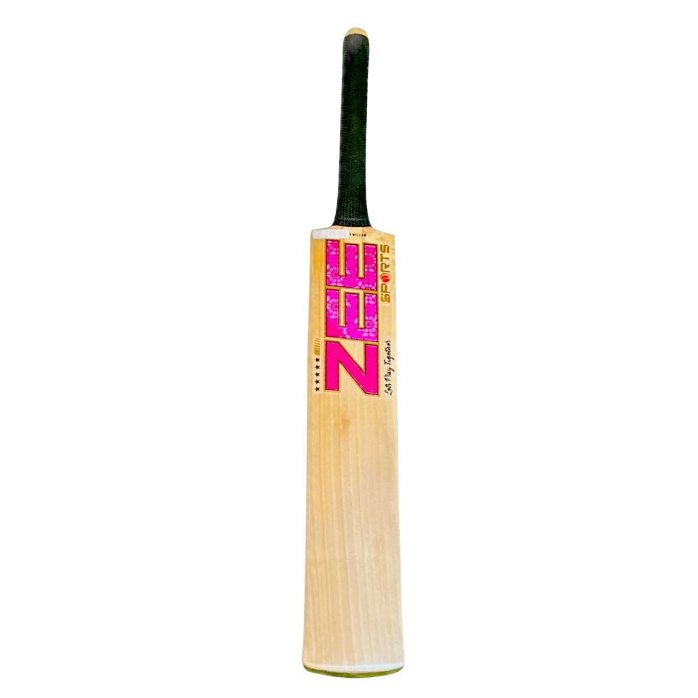 Zee Sports Crickets Bat Black Star Series Fuscia English Willow