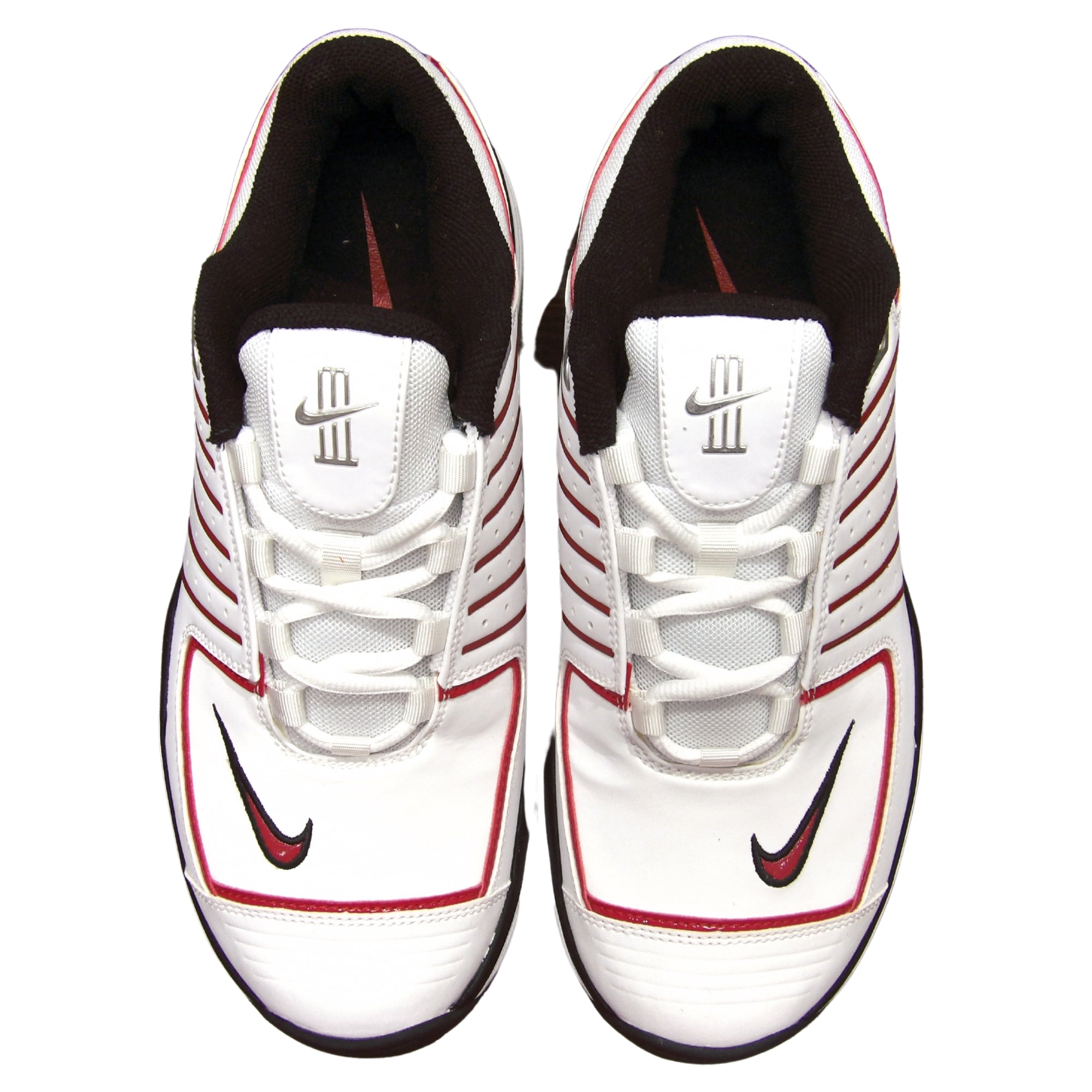 Nike Cricket Shoes, Model Air Max Go - White/Red