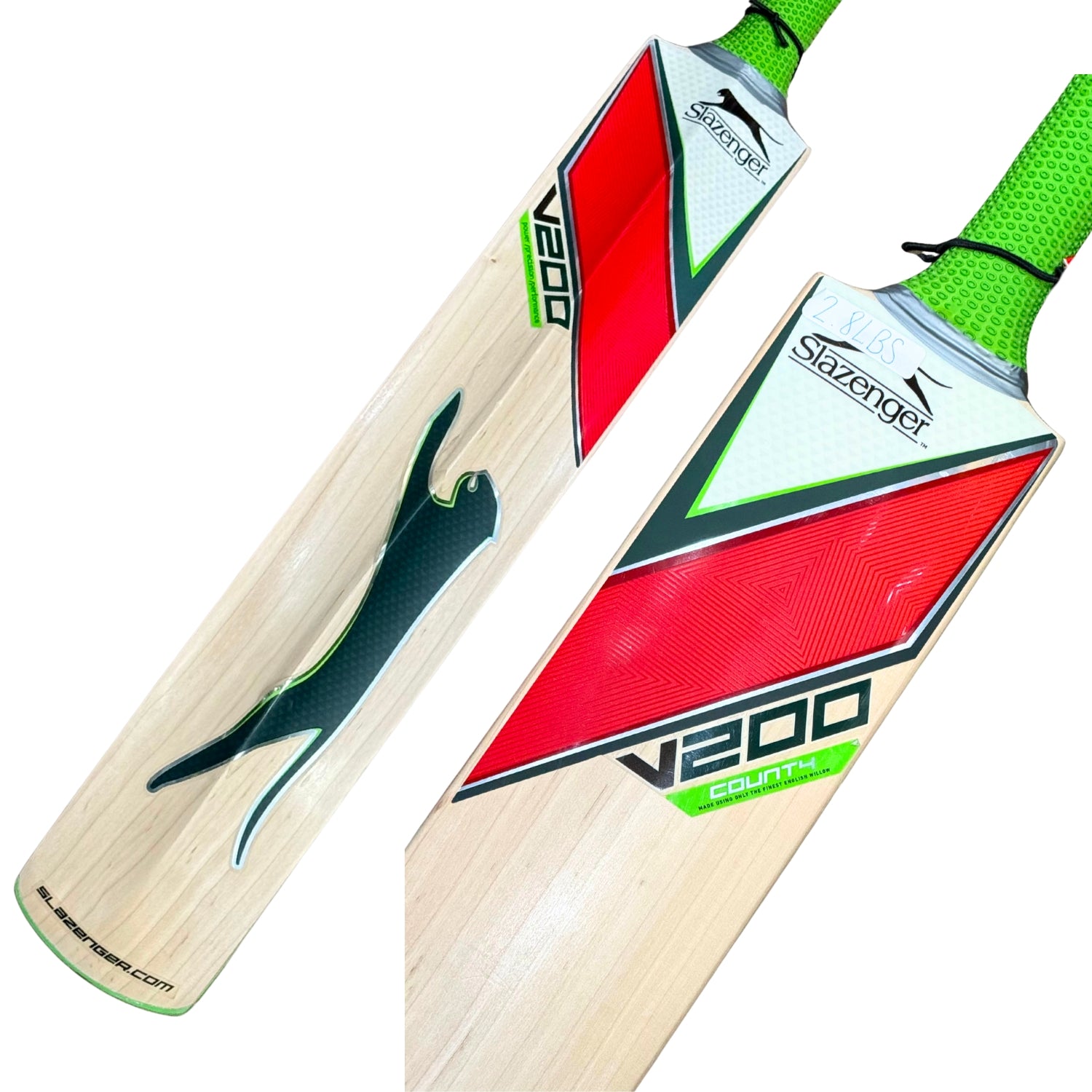 Slazenger Cricket Bat V200 County English Willow