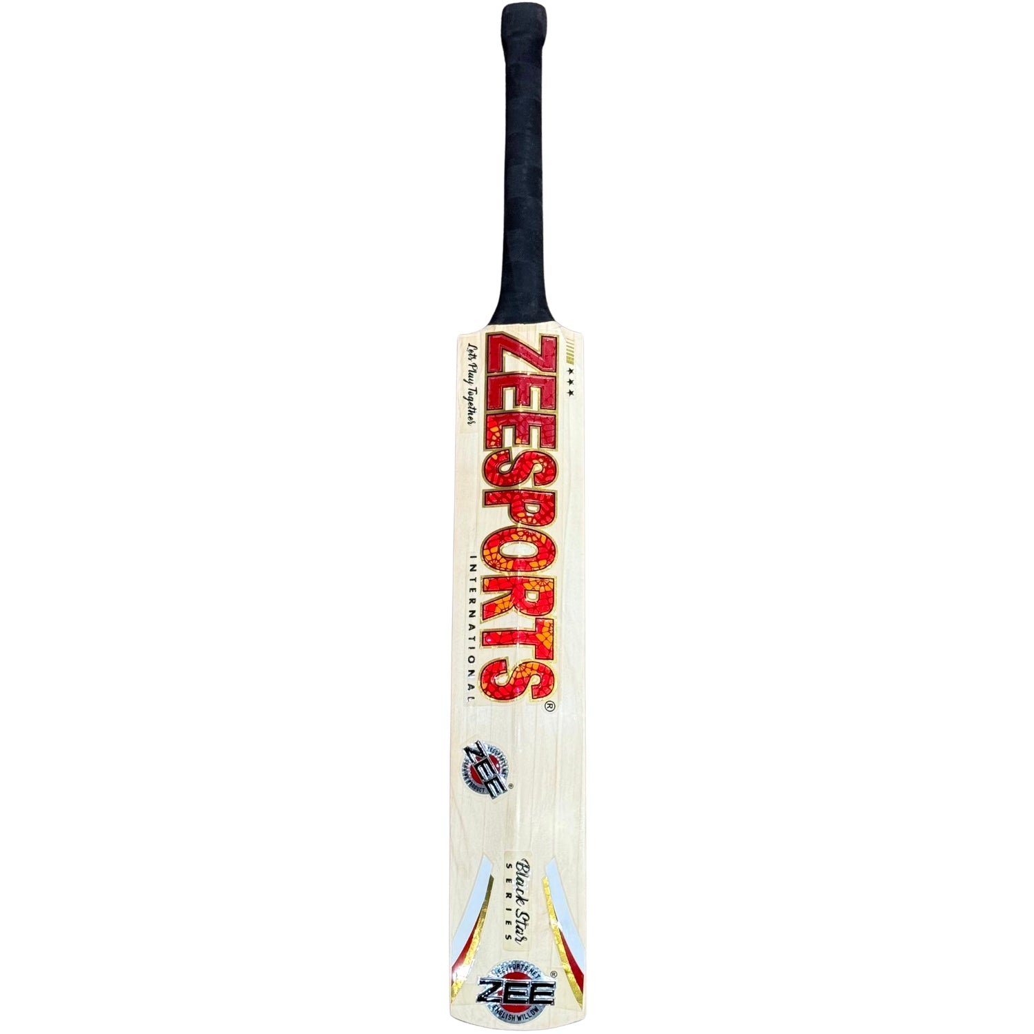 Zee Sports Crickets Bat Black Star Series Red English Willow