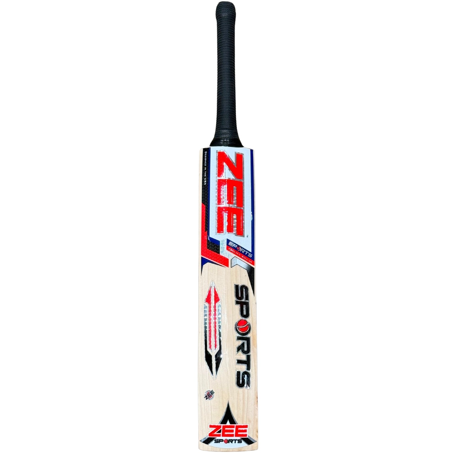 Zee Sports Cricket Bat 7Star Players Edition English Willow Red Adult/ SH
