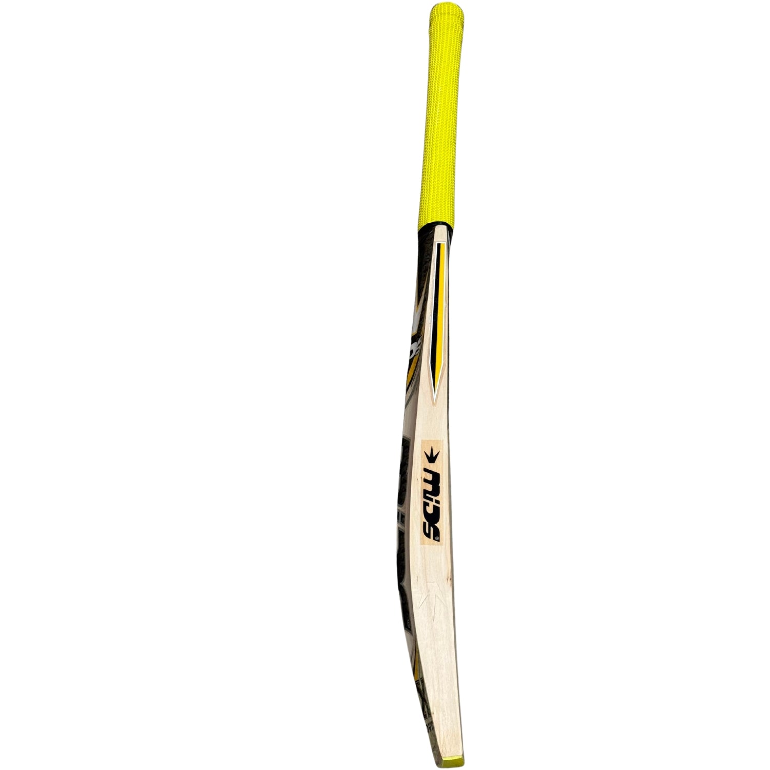 MIDS Cricket Bat X Power English Willow Yellow Gold Sticker