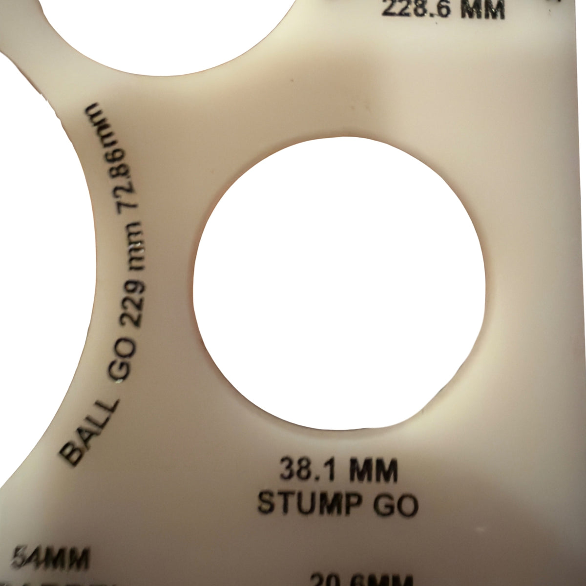Zee Sports Cricket Multi Gauge Tool for Bat Ball & Stump Measurement Gauge