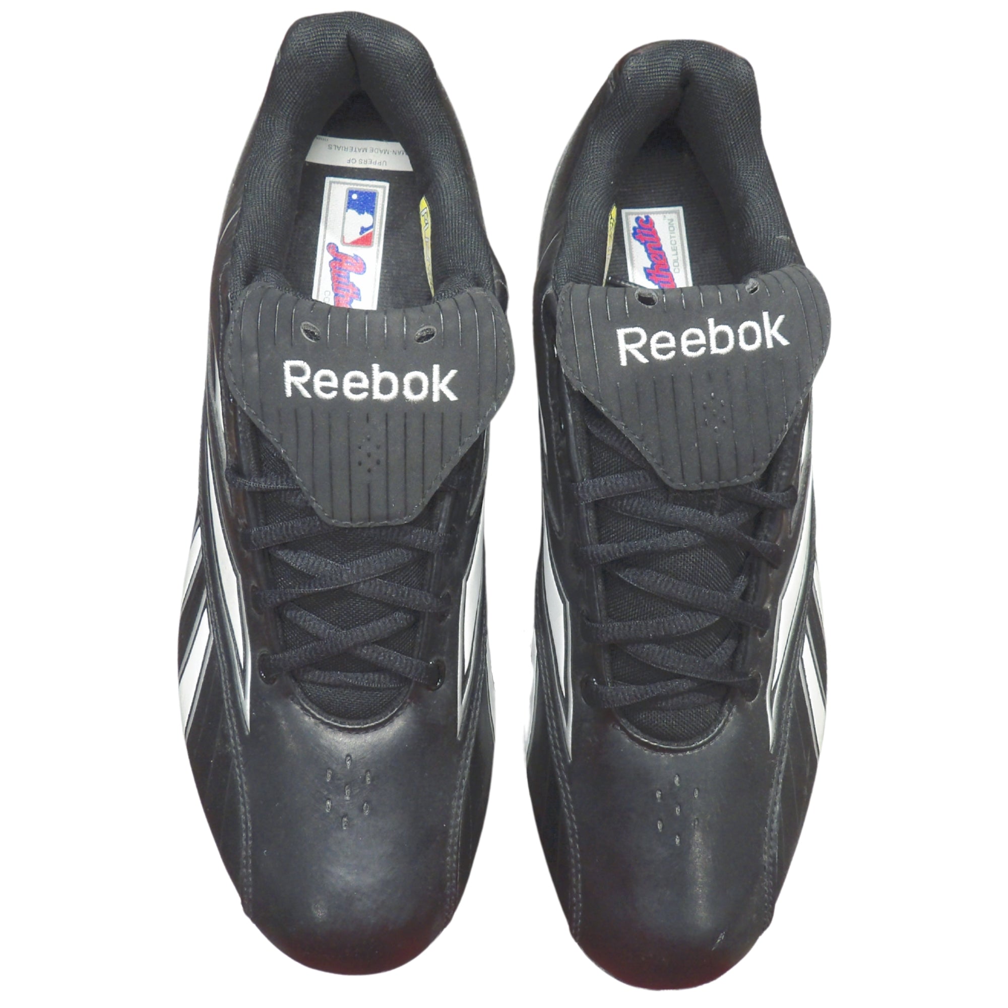 Reebok Cricket Shoes, Model HexRide - White/Black