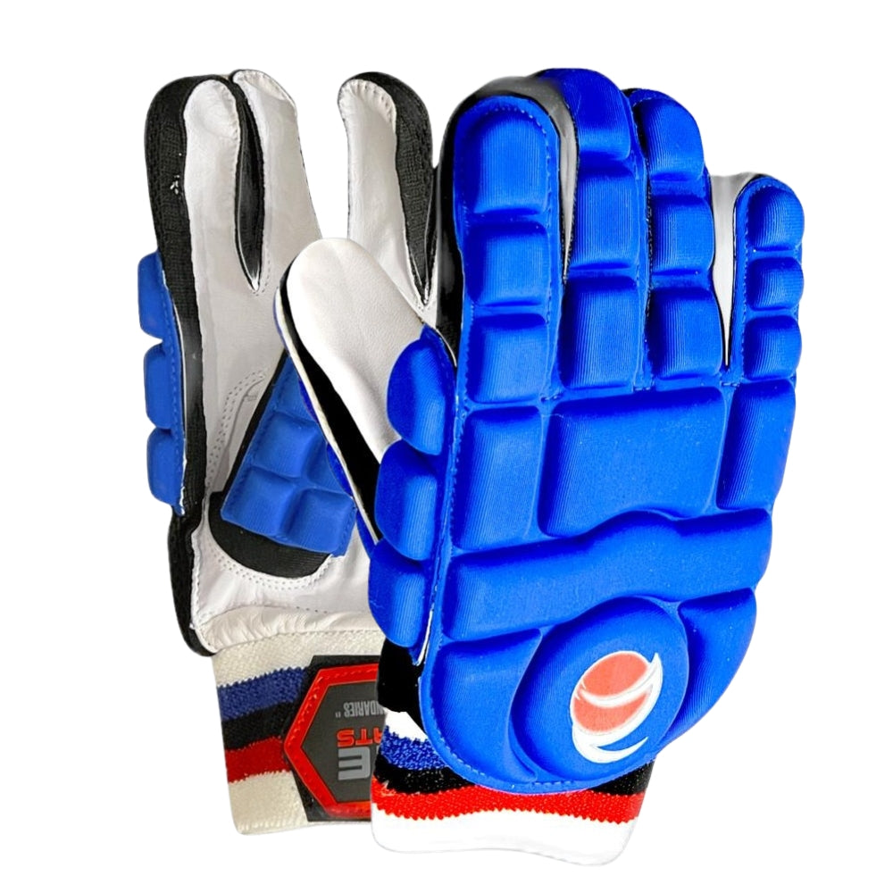 Zee Sports Hard Tennis Cricket Batting Gloves Blue