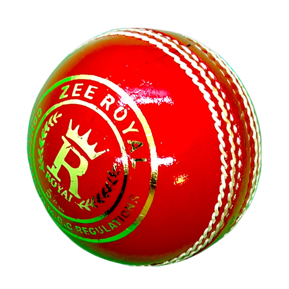 Zee Sports Cricket Ball Royal 7-Star Red