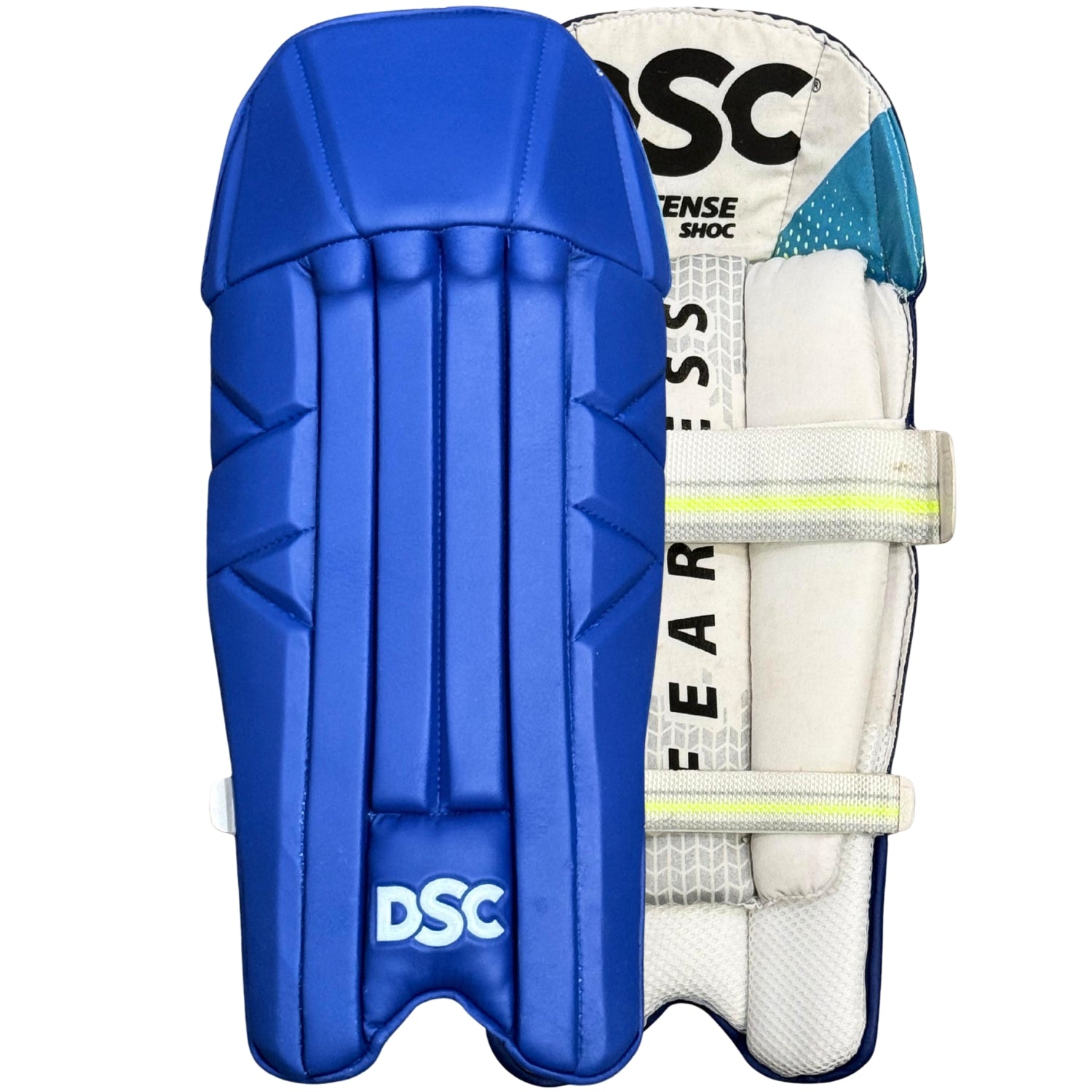 DSC Wicket Keeping Pads Intense Shoc Blue