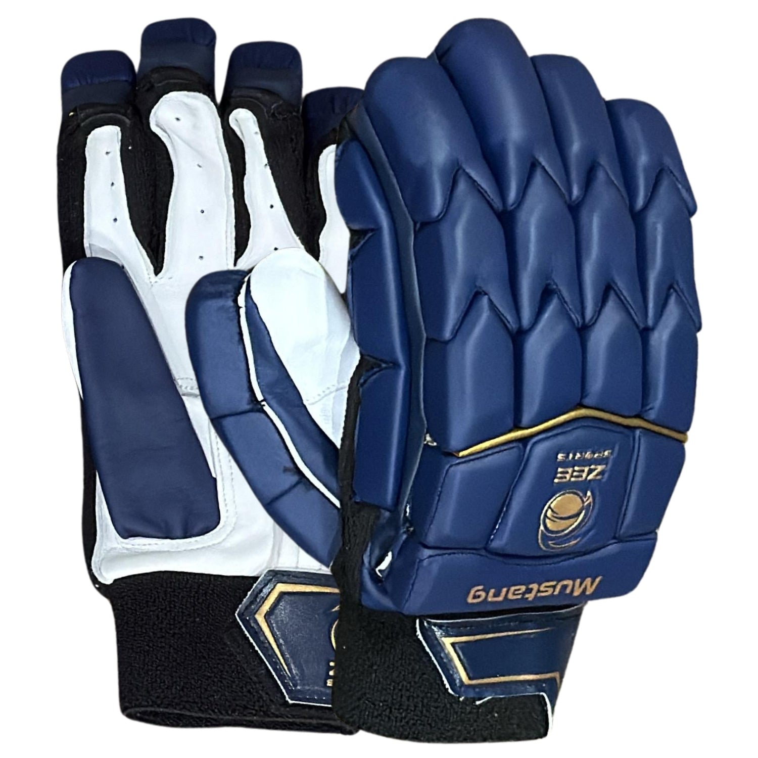 Zee Sports Cricket Batting Gloves Mustang Blue