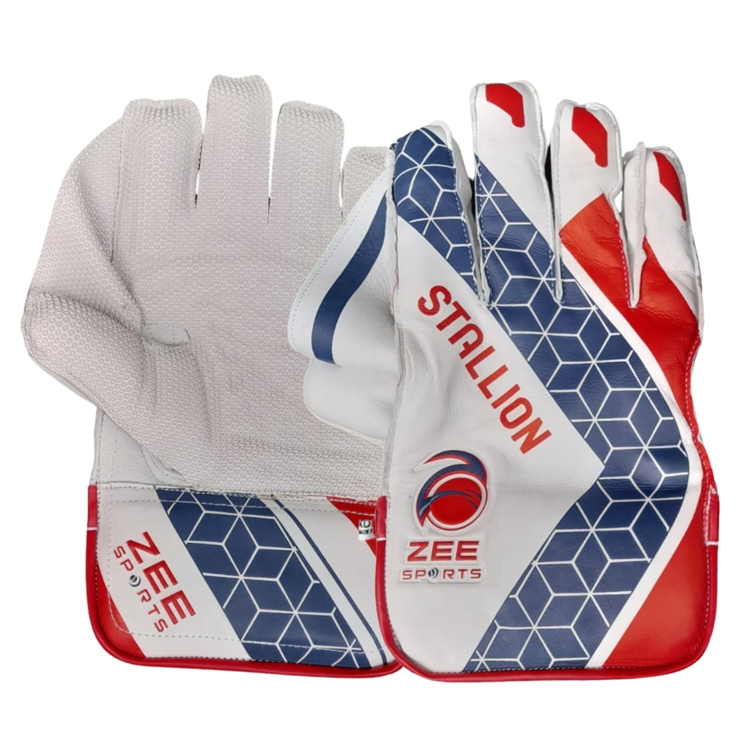 Zee Sports Wicket Keeping Gloves, Model Stallion 5-Star, Adult