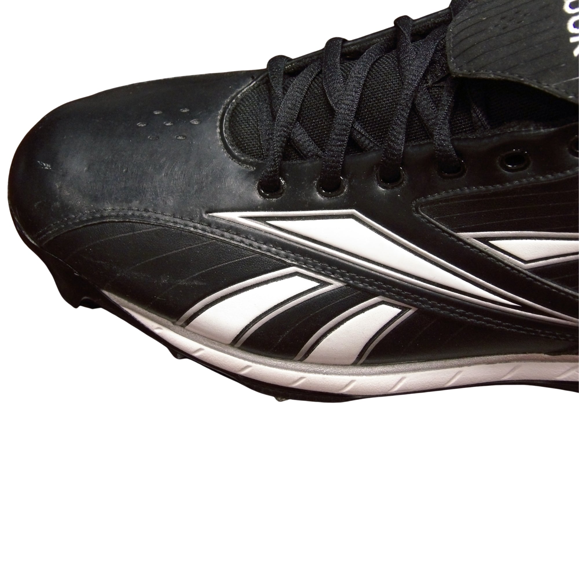 Reebok Cricket Shoes, Model HexRide - White/Black