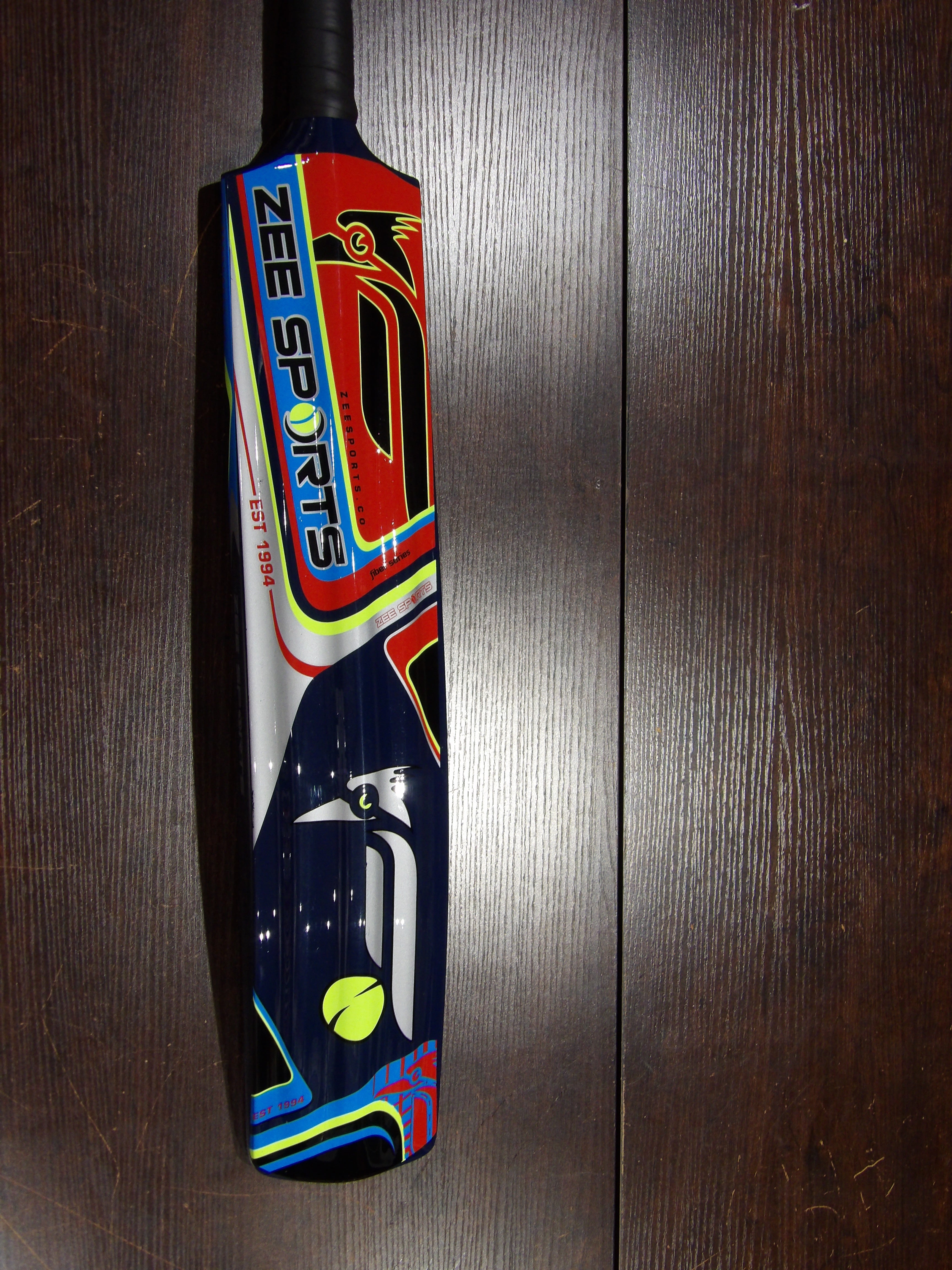 Zee Sports Woodpecker Fiberglass Cricket Tennis Bat | Blue