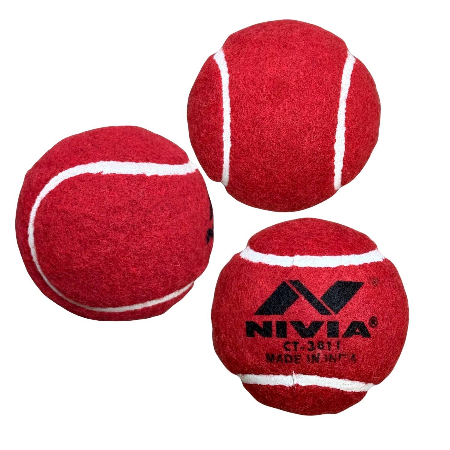Nivia Cricket & Tennis Balls Heavy Weight Cricket Hard Tennis Balls 144Grams