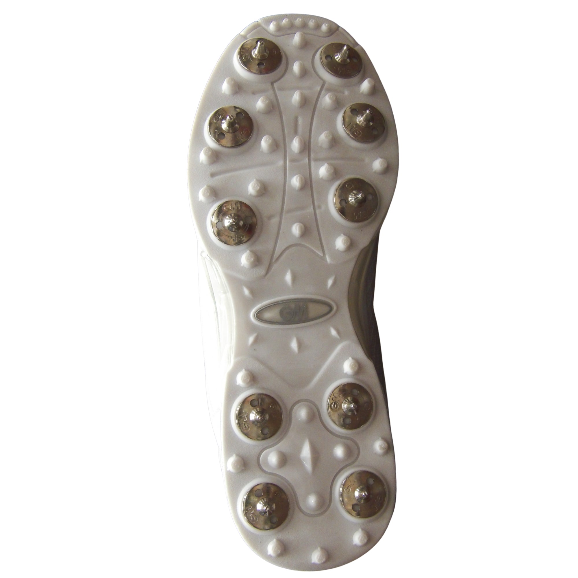 GM Cricket Shoes, Model Icon All-Rounder Spike - White