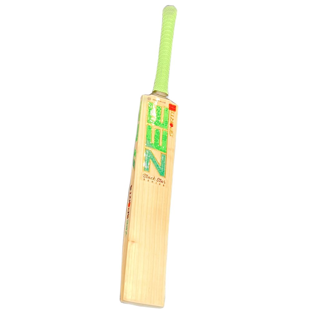 Zee Sports Cricket Bat Black Star Series Green English Willow