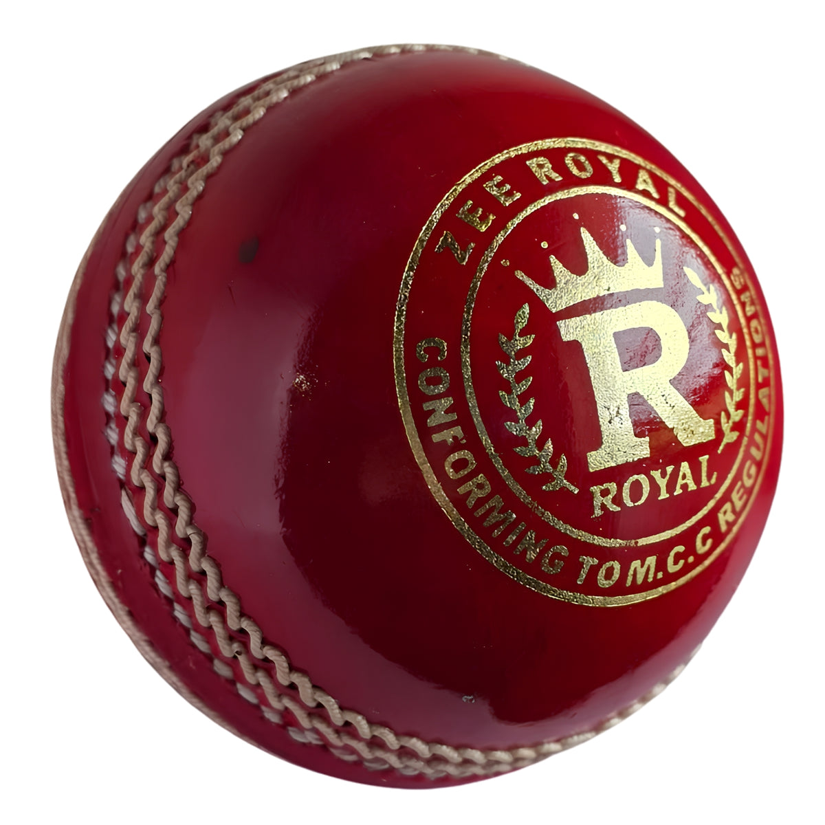 Zee Sports Cricket Ball Royal 7Star Cherry Red