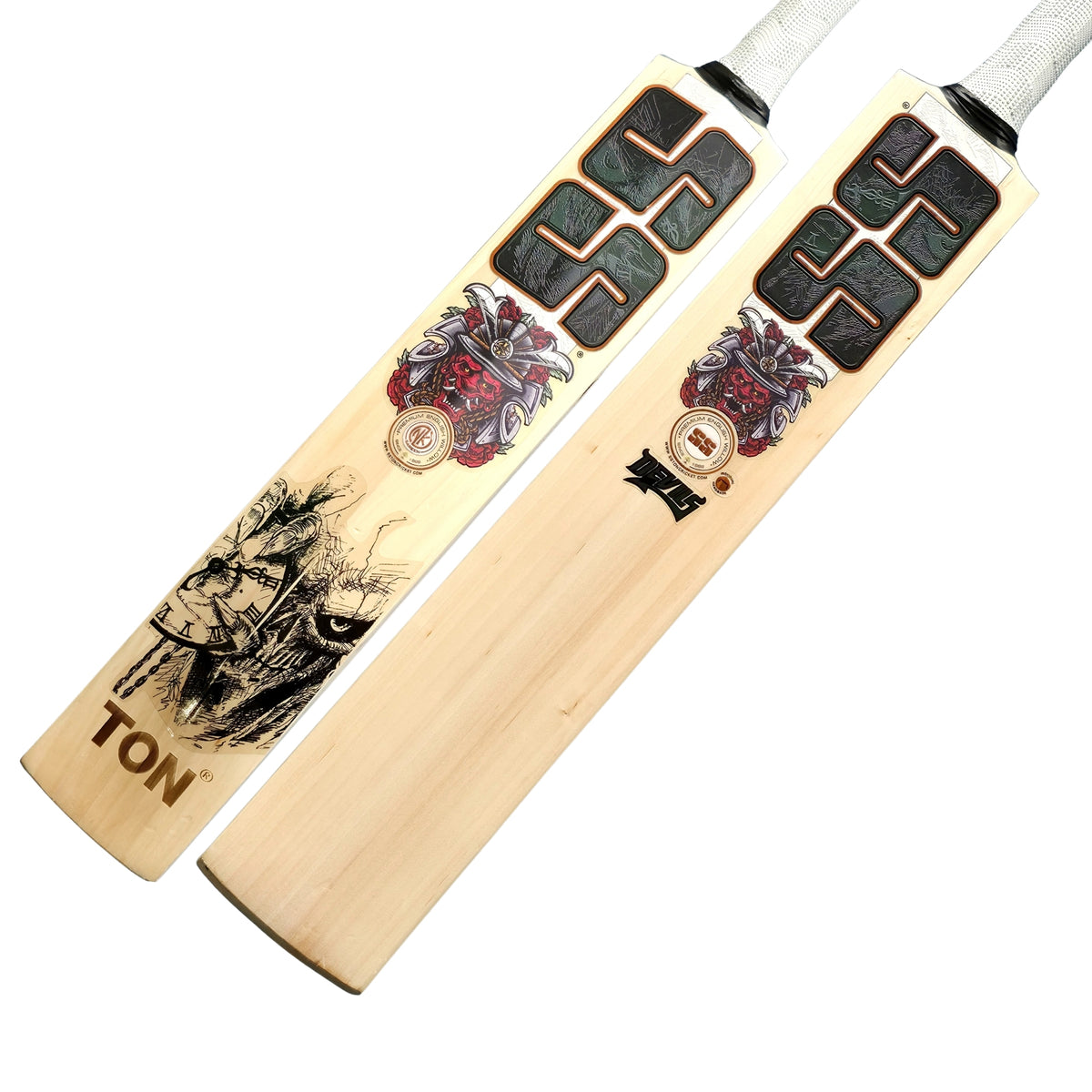 SS Cricket Bat Ton Devils Green English Willow SH Adult