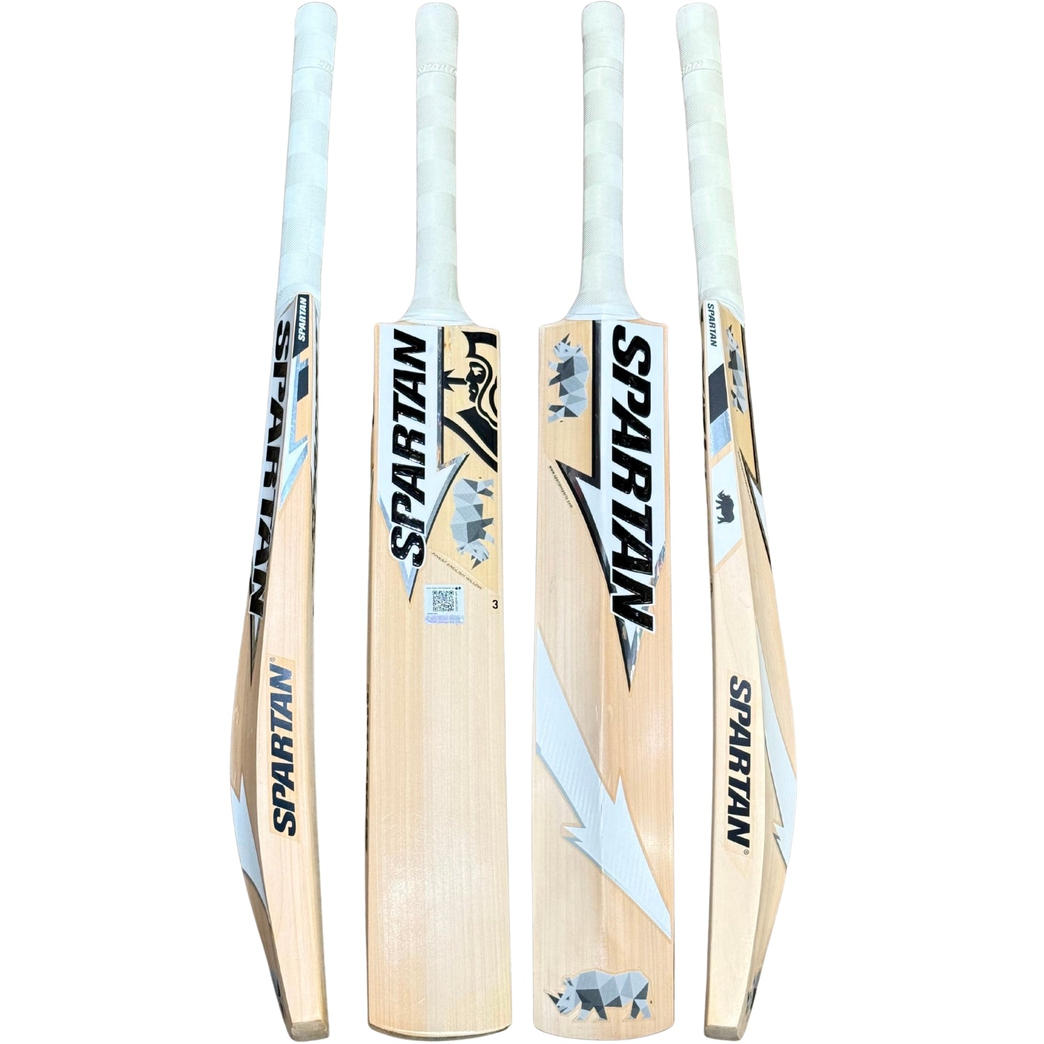 Spartan Cricket Bat Rhino3 English Willow White