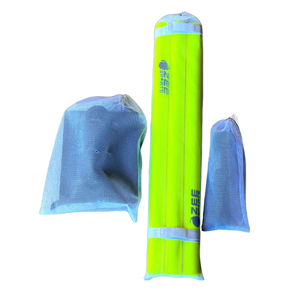 Zee Sports Stumps Flexible Rubber Stumps With Heavy Base