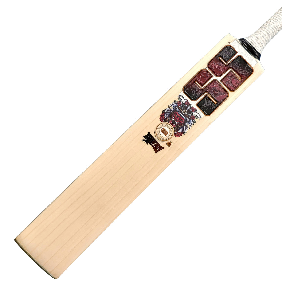 SS Cricket Bat Ton Devils Red English Willow SH Adult