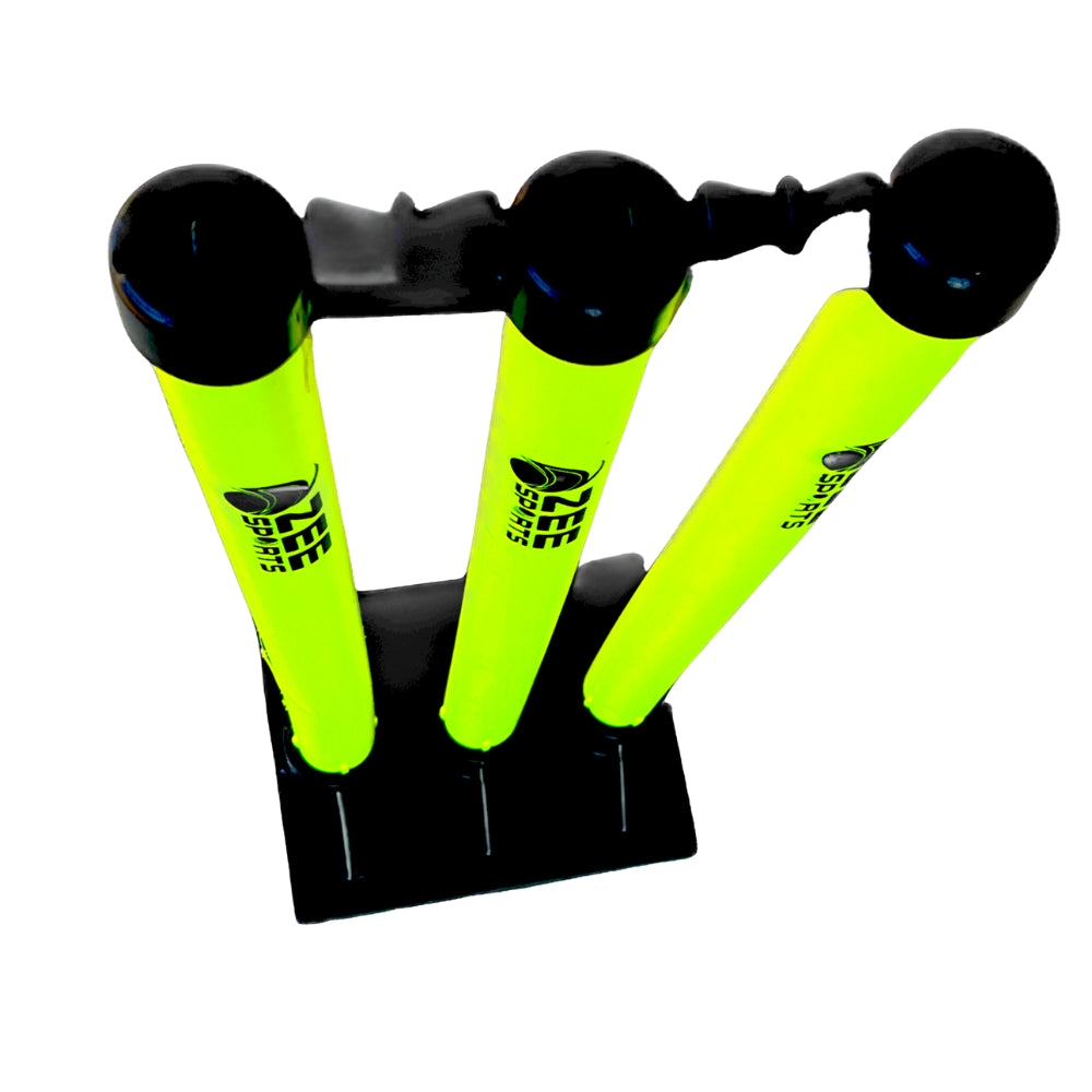 Zee Sports Stumps Flexible Rubber Stumps With Heavy Base