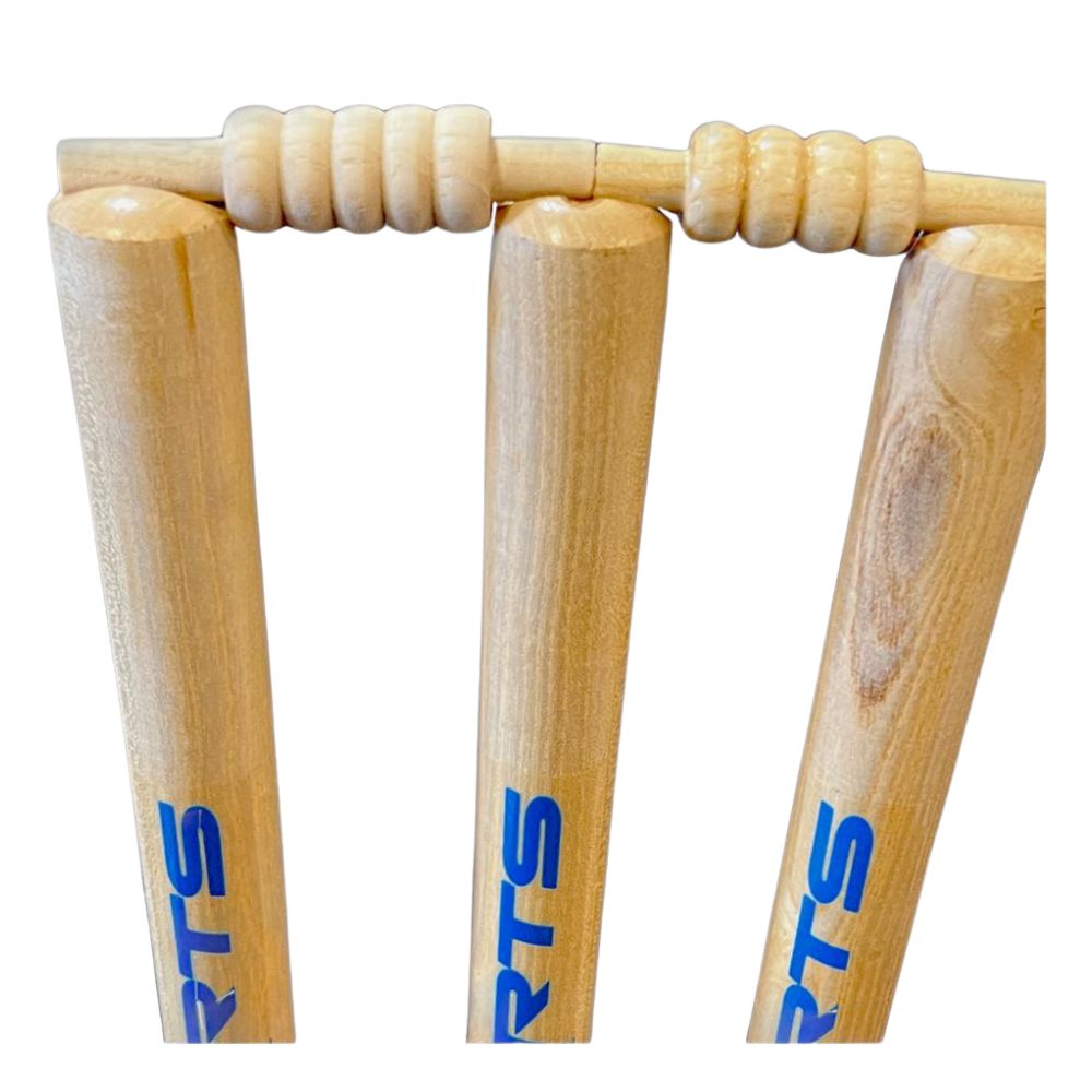 Zee Sports Stumps Wooden Stumps with Wooden Base