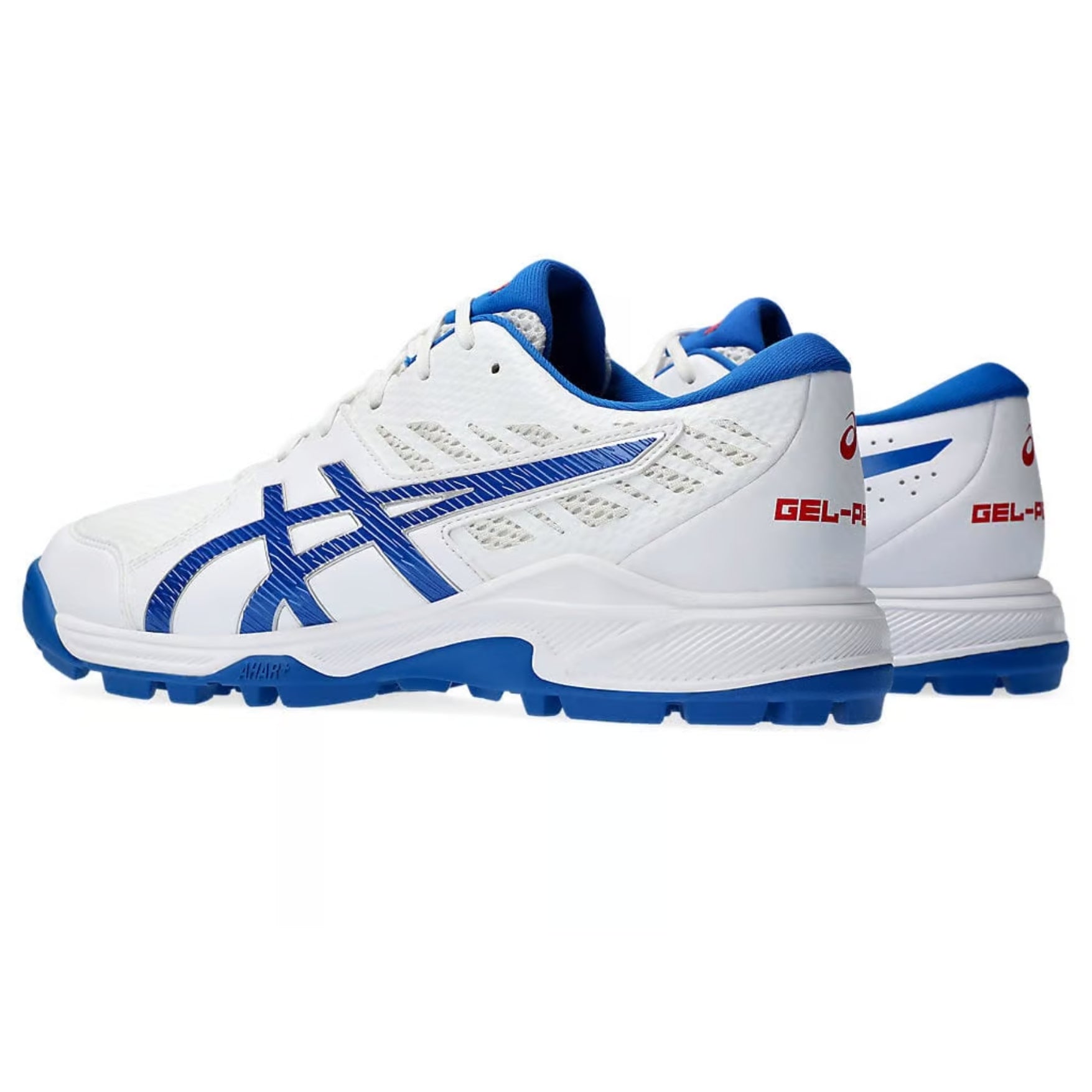 Asics Gel-Peake 2 White Tuna Blue Cricket Shoes 2024 MODEL
