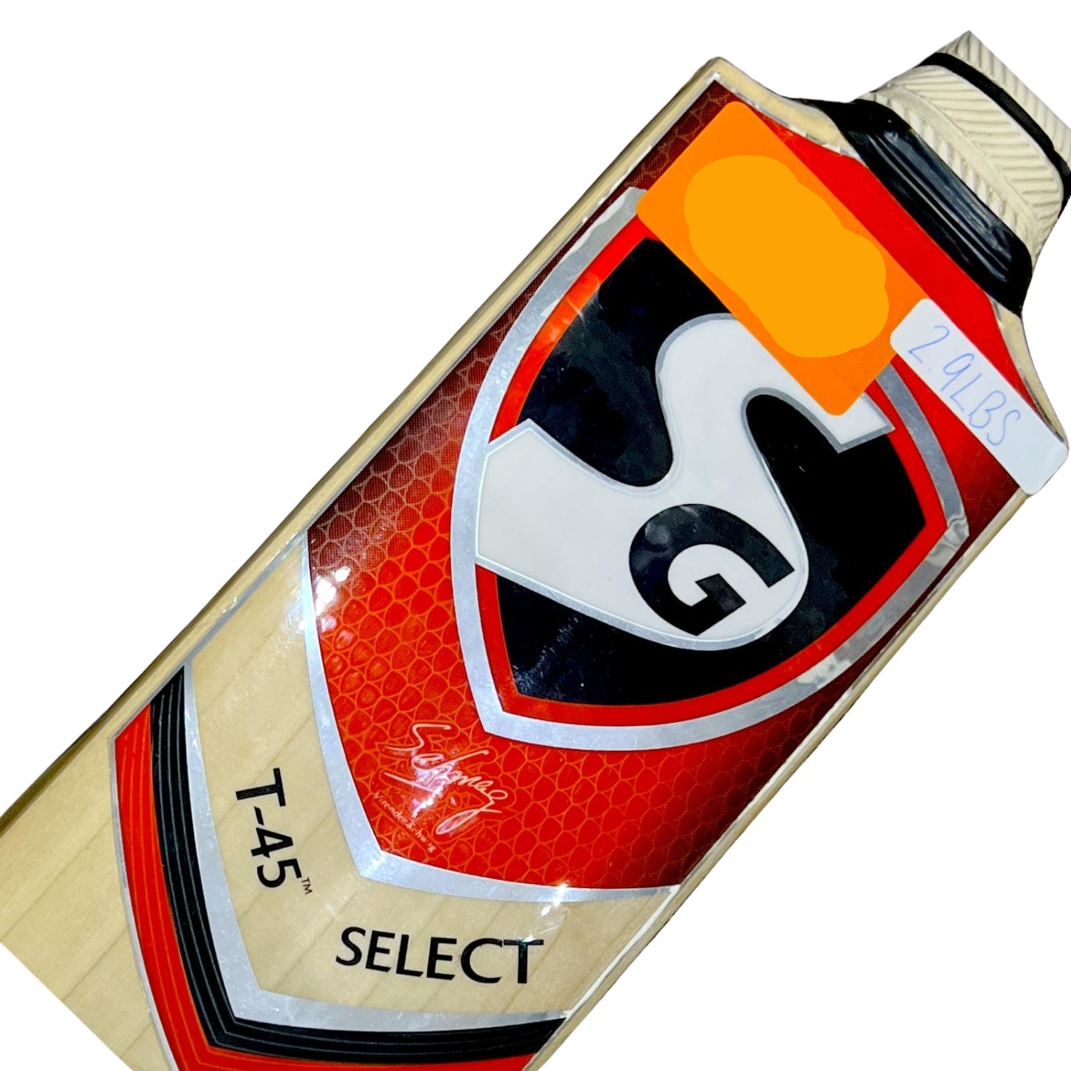 SG Cricket Bat T45 Select English Willow SH