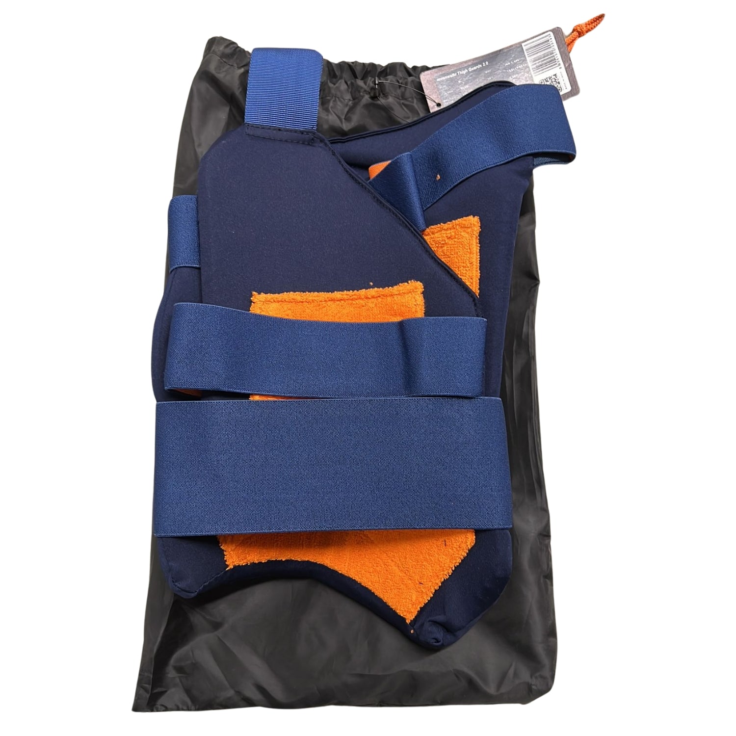 Moonwalkr Double Thigh Pads, Black-Orange/Black-Green, M,L