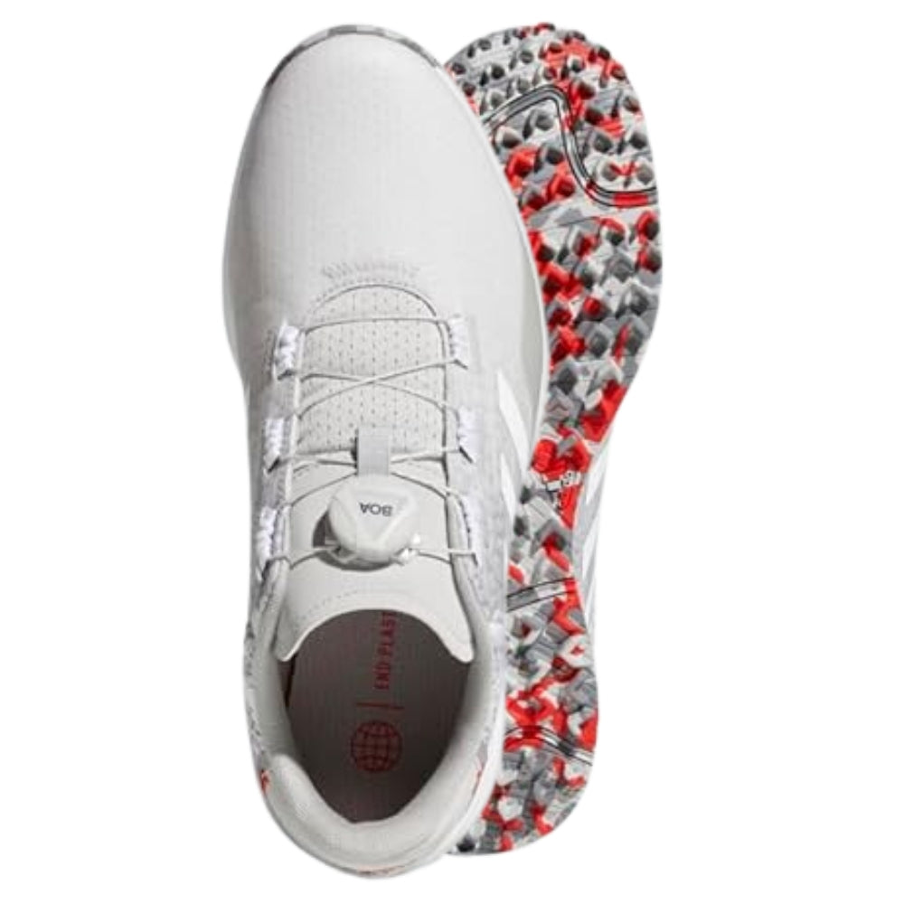 adidas S2G BOA Spikeless Golf Shoes - Men's - Grey Two / Cloud White / Grey Three