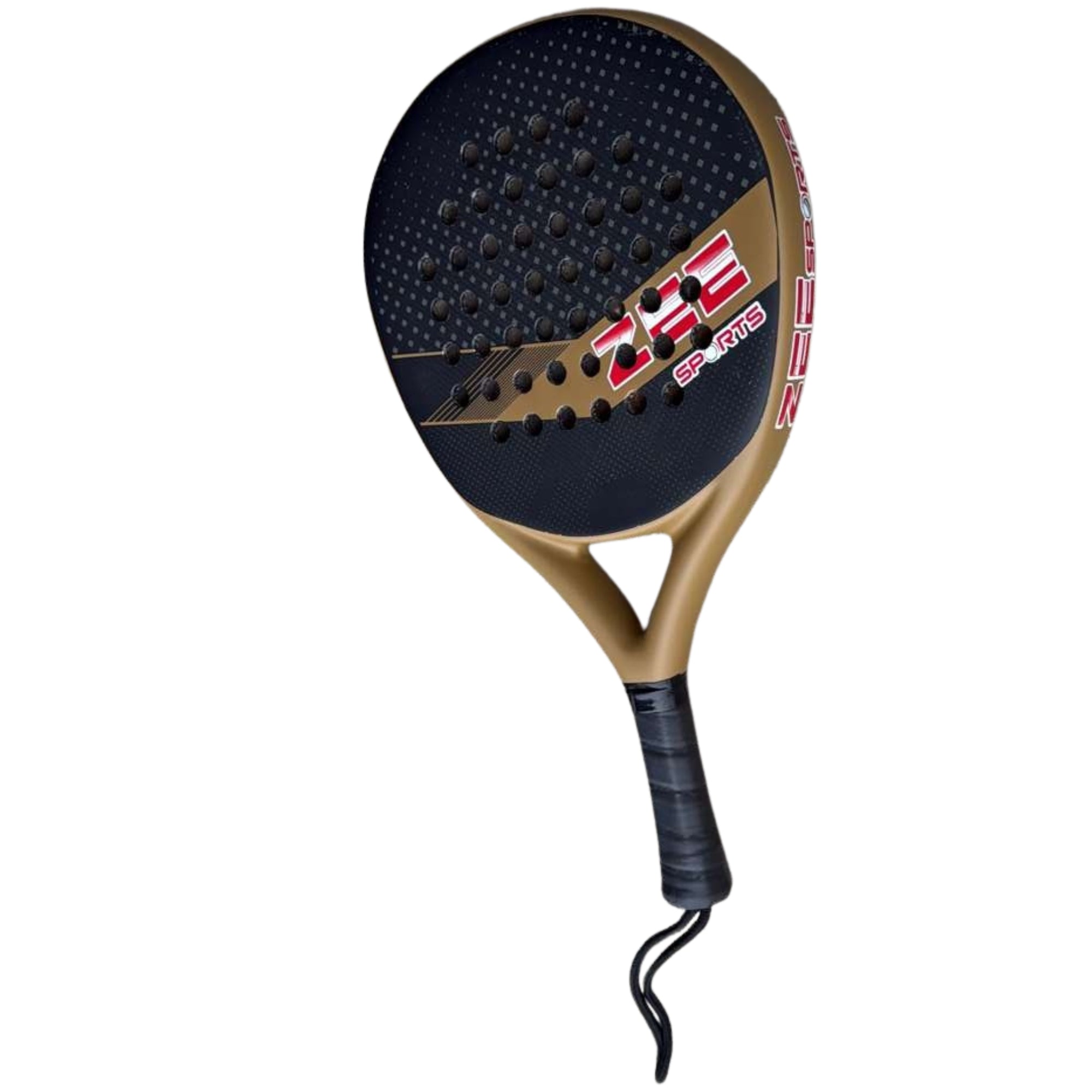 Zee Sports Padel Racket 3K Carbon Fibre Frame Advanced Level