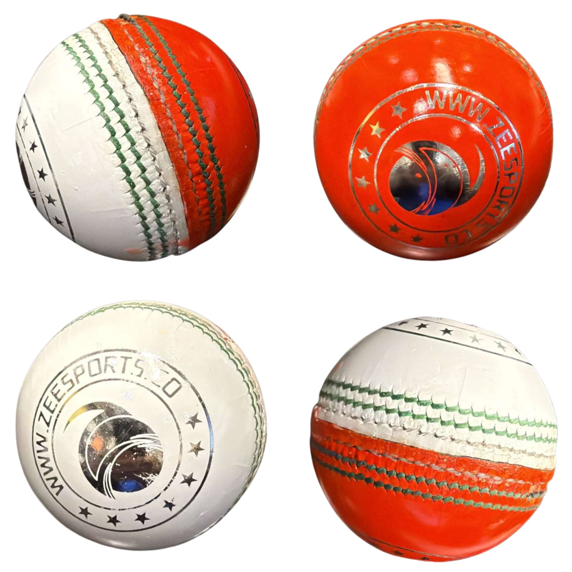 Zee Sports Cricket Ball Indoor 7Star White/Pink