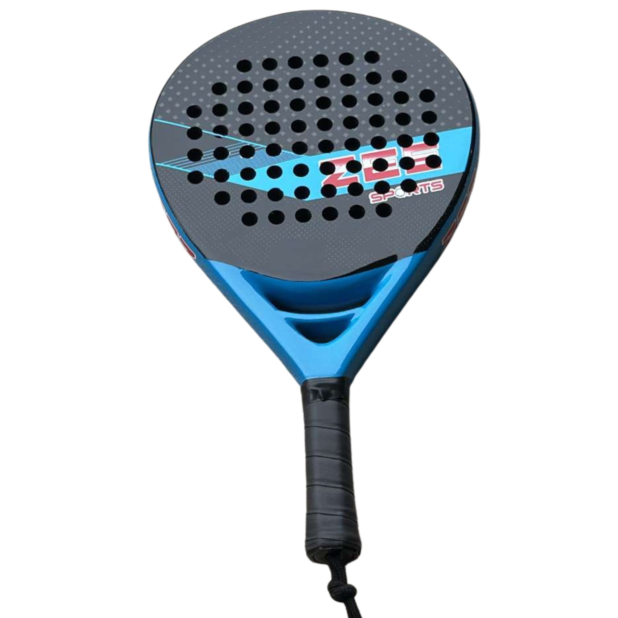 Zee Sports Padel Racket Carbon Fibre Frame Intermediate Level